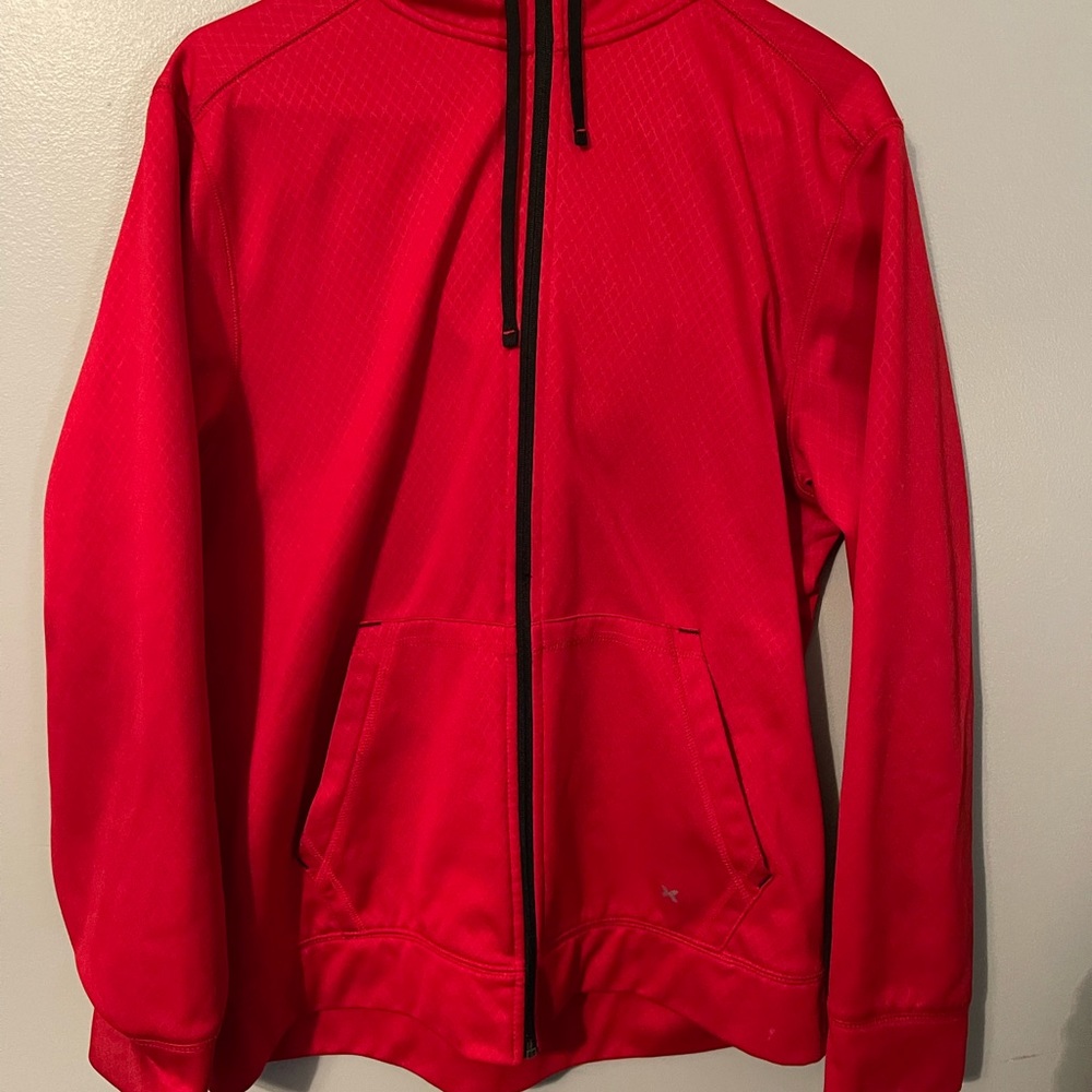 Red Zip-Up Jacket